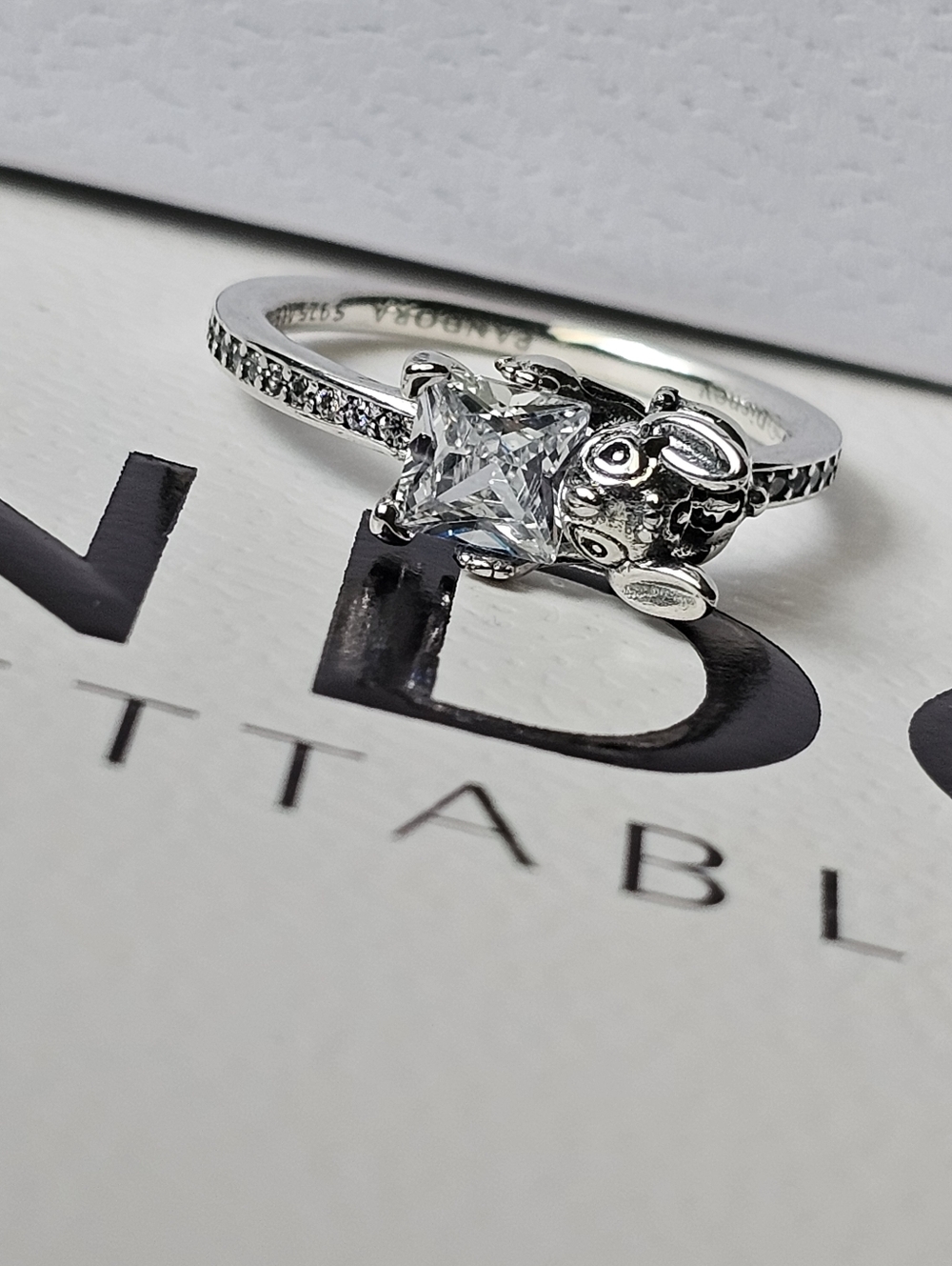 Pandora Disney Stitch & Stone Ring